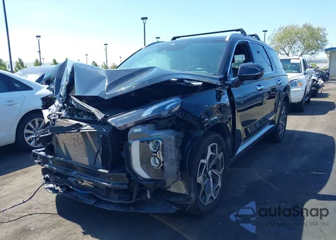 2022 Hyundai Palisade Calligraphy from USA, damaged, VIN KM8R7DHE7NU359755